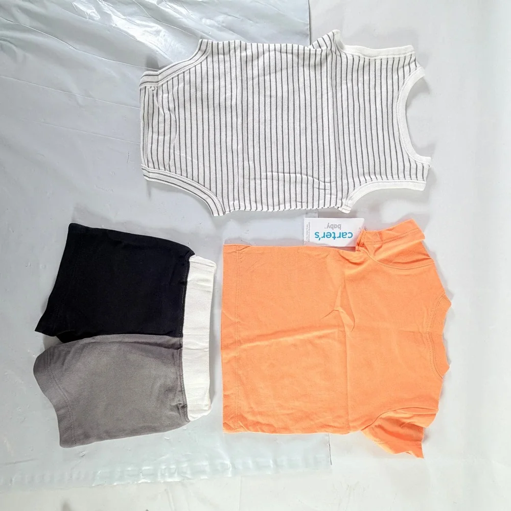 Carters Baby Boys Size 6M Cutest Little Captain Nautical 3 Piece Outfit Set - Picture 9 of 12